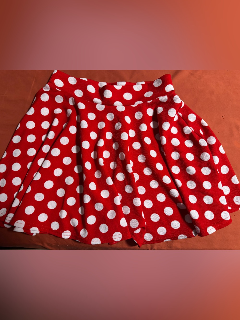 Adult Small Polka dot skirt